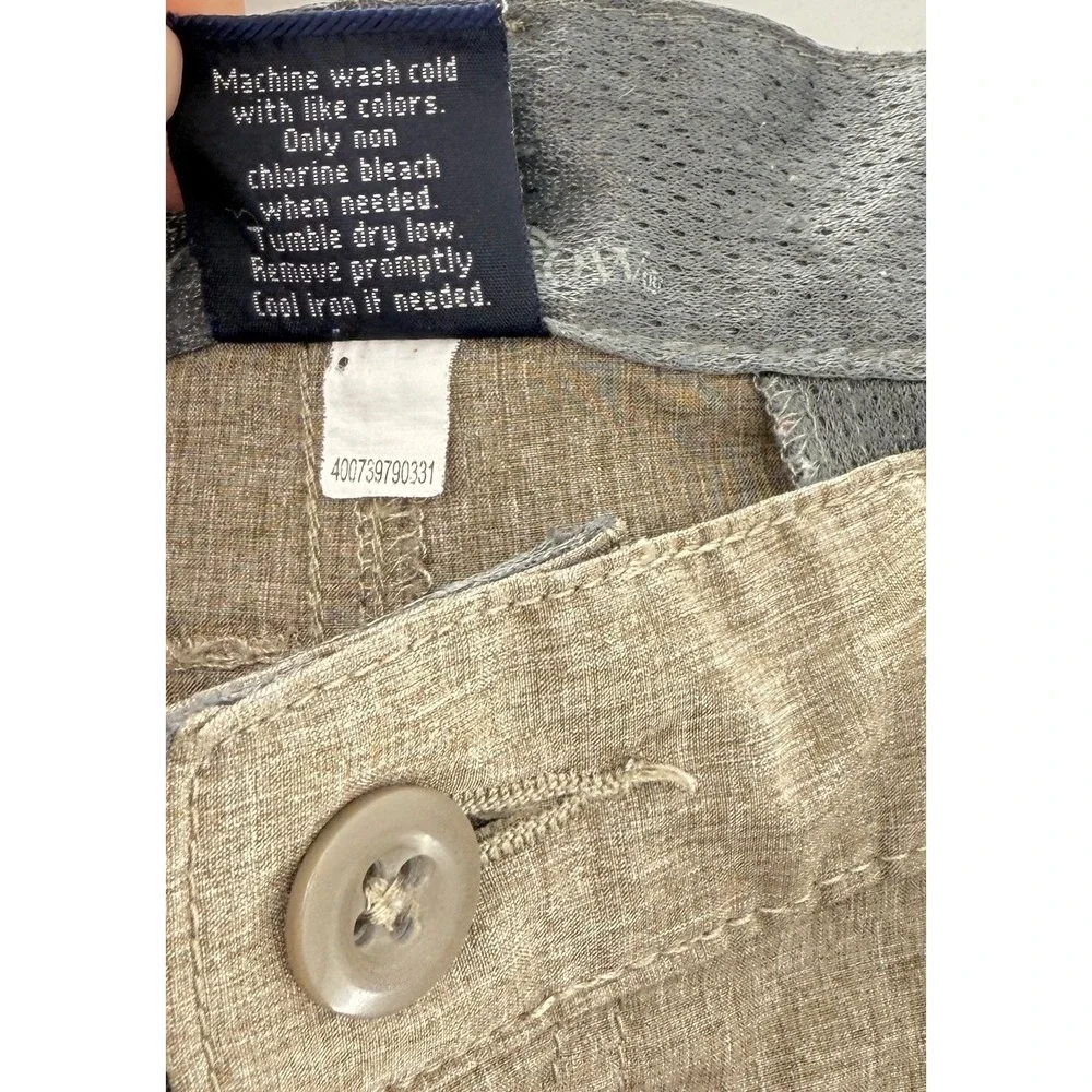 Croft‎ & Barrow Men's 34 Beige Hybrid Golf Shorts Comfort Waist Stretch Casual
